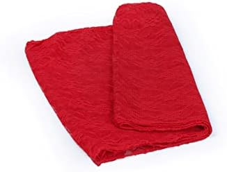 MDS Pack of 5 Wedding 12 x 108 inches Lace Table Runner for Wedding, Decorations for Birthday Parties, Banquets, Graduations, Engagements, and Runners fit Rectangle, Round Table- Red - Image 4