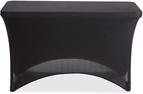Iceberg iGear Stretch Fabric Table Cover, 4 ft, Black - Image 4