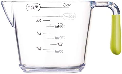 KitchenCraft Colourworks 3 Piece Acrylic Measuring Jug Set in Green CWMJUGSETGRN - Image 4