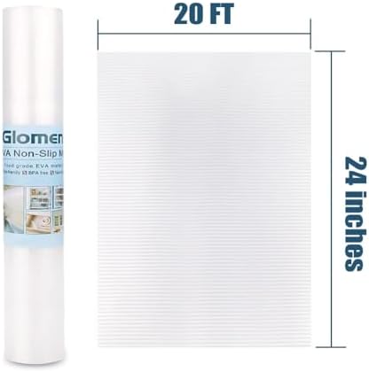 Shelf Liner, Non-Slip Cabinet Liner, Washable Oil-Proof for Kitchen Cabinet, Shelves, Refrigerator, Storage, Desks, 24 Inches x 20 FT, Non Adhesive Drawers Liner (24 Inches x 20 FT, Thickened)… - Image 7