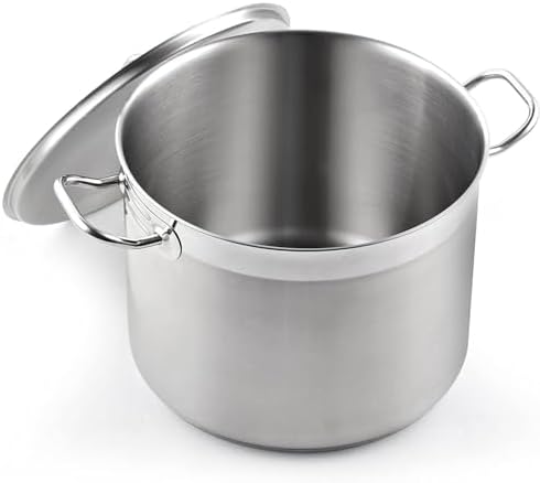Cooks Standard Professional 8 Quart Stainless Steel Stock Pot with Lid by CooksStandard