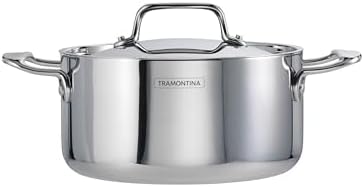 Tramontina Utsava Tri-Ply Clad Stainless Steel 3.25-Qt Casserole with Lid - Image 6