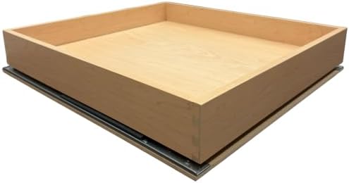SlidingSusan HardRock MDF Pull-Out Cabinet Drawer Organizer 14"W x 18"D by SlidingSusan