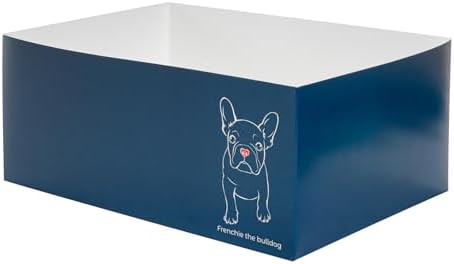Restaurantware Bio Tek 8.4 x 6.1 x 3.5 Inch Burger Trays 100 Disposable Paper Food Trays - Sustainable Sturdy Frenchie Paper Movie Snack Trays For Meals Snacks And Baked Goods - Image 2