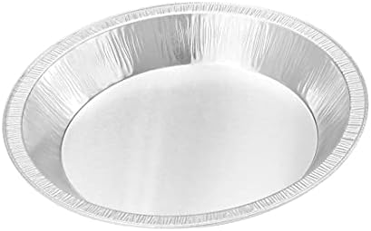 KitchenDance Disposable Aluminum Foil Pans - 9 Inches Round Oven Safe Aluminum Foil Baking Pan, Heavy Duty Aluminum Foil Pans Perfect for Baking, Cooking, and Preparing Food, #922, Pack of 10 by KitchenDance