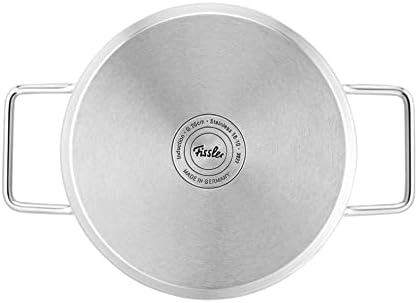 Fissler Pure Collection 5-Piece Stainless Steel Saucepan Set with Glass Lids (3 Saucepans, 1 Stewing Pan 1 Saucepan) - Induction - Image 4