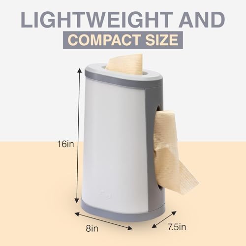 YOWEL Countertop Reusable Towel Dispenser | Includes 40-Eco Friendly Reusable Towels, 1-Mesh Bag, 2-Hooks - Image 2