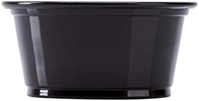 Karat FP-P200-PPB 2 oz. PP Portion Cups - Black (Case of 2500) - Image 2