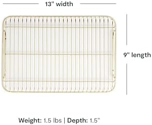 Caraway 9" x 13" Stainless Steel Cooling Rack | For Cooling Baked Goods, Icing, and More, Designed to Fit Into Our Large Baking Sheet - Image 3