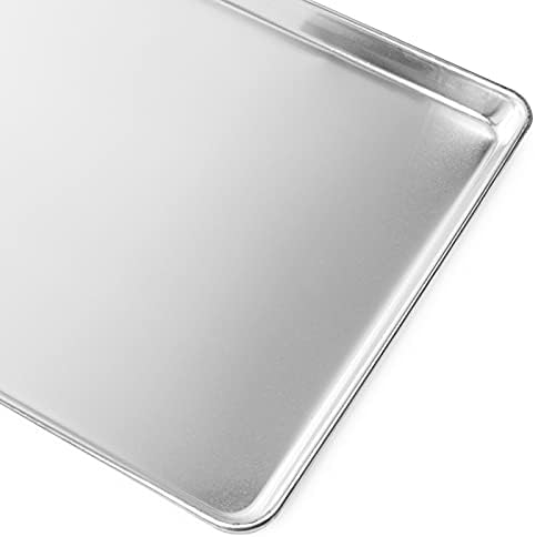 GRIDMANN 13" x 18" Commercial Grade Aluminum Cookie Sheet Baking Tray Jelly Roll Pan Half Sheet - 6 Pans - Image 5