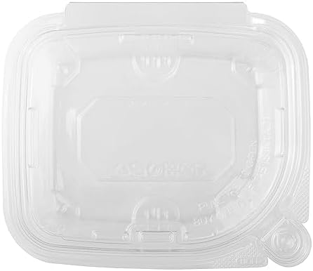 Karat 12oz PET Tamper Resistant Hinged Deli Container [200 ct] - Plastic Clamshell Food Containers, Easy Open Pull-Tab for Restaurants & Takeout - Image 6