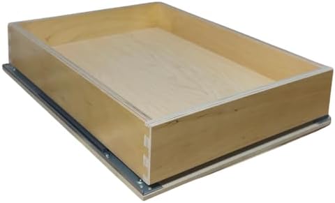 SlidingSusan Baltic Birch Pull-Out Cabinet Drawer Organizer 20" W x 18" D by SlidingSusan