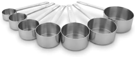 WALLFARM Stainless Steel Measuring Cups Set by WALLFARM
