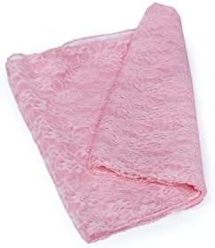 MDS Pack of 5 Wedding 12 x 108 inches Lace Table Runner for Wedding, Decorations for Birthday Parties, Banquets, Graduations, Engagements, and Runners fit Rectangle, Round Table- Blush Pink - Image 5