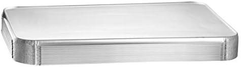 Disposable Aluminum Steam Table Pans - Full-Size Medium Foil Pan 19" x 11.5" x 2" Depth (100, With Lids) - Image 4