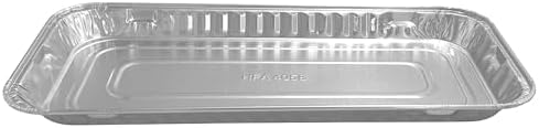 PACTOGO 11" x 5" x 1" Disposable Aluminum Foil Oblong Danish Cake Pans - Ideal Baking Tins for Sweets, Coffee Cakes, Danishes, Cookies, Brownies (Pack of 50) - Image 4