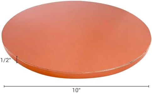 10 Inch Cake Board Drums Round, 6-Pack, Rose Gold, Sturdy 1/2” Thick for Heavy Or Multi-Tiered Cakes - Image 3