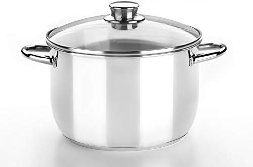 Monix Optima 2 4-Piece Stainless Steel 18/10 Battery Suitable for All Cooking and Induction: 20 cm Saucepan 20 cm and 24 cm Glass and Saucepan 16 cm without Lid - Image 2