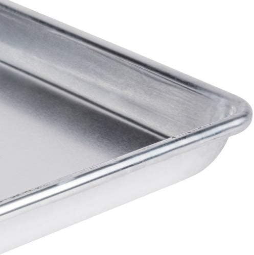 TrueCraftware- Quarter Size Aluminum Sheet Pan 9-1/2" x 13" Baking Sheets 18 Gauge Set of 6-Oven Safe Baking Pan Baking Tray Cookie Sheet Baking Sheet for Oven Perfect for Baking Roasting and More - Image 6