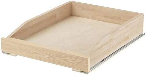 Pull Out Cabinet Drawer 16½” W x 21” D, Soft Close Pull Out Cabinet Organizer, Pull Out Shelves Requires at Least 17½” Cabinet Opening, Bottom Assembly by Unknown