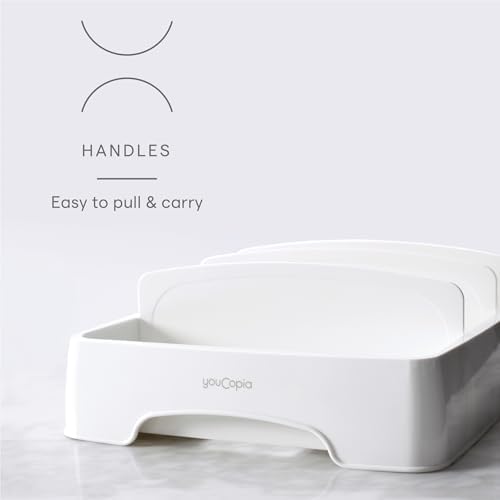 YouCopia StoraLid Adjustable Food Container Lid Organizer for Kitchen Cabinet Storage, Small, 2-Pack - Image 3