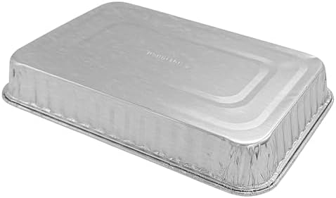 PACTOGO 9" x 6" x 1.25" Oblong Disposable Aluminum Foil Danish Cake Pans - Ideal Baking Tins for Sweets, Cakes, Cookies, Brownies (Pack of 100) - Image 7