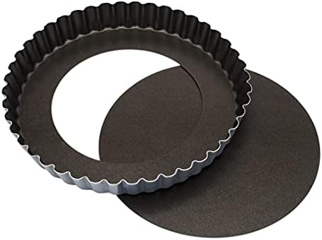 MATFER BOURGEAT 332225 Exopan Fluted Pie Pan with Removable Bottom by MatferBourgeatUSA