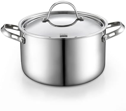 Cooks Standard Multi-Ply Clad Stainless Steel 4-Quart Stockpots with Lid by CooksStandard