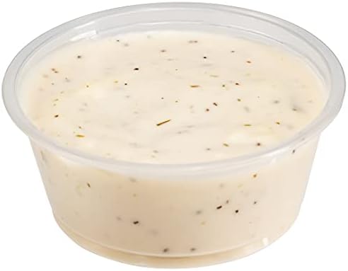 Restaurantware-Chef 101 3.3 Ounce Sauce Cups, 2000 Microwave-Safe Condiment Cups - Crack-Resistant, Disposable, Clear Plastic Portion Cup, For Samples, Sauces, Or Toppings, Lids Sold Separately by Restaurantware