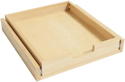 Pull Out Cabinet Organizer, 17''W×21''D Sliding Drawers for Cabinets, Soft Close Slide Out Wooden Pull out Drawers, Base Cabinet Organization for Kitchen, Pantry, Bathroom by Gsskny