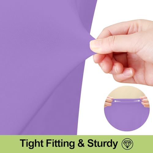 Smiry Spandex Elastic Fitted Table Cloth Skirt for 6FT Rectangle Table - Image 3