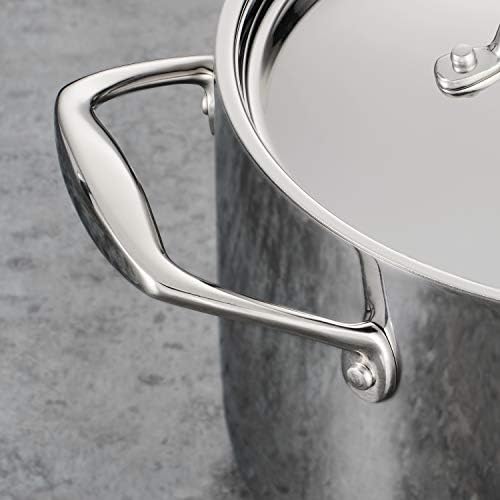 Tramontina Signature Tri-Ply Clad Stainless Steel 8-Quart Stock Pot - Image 4