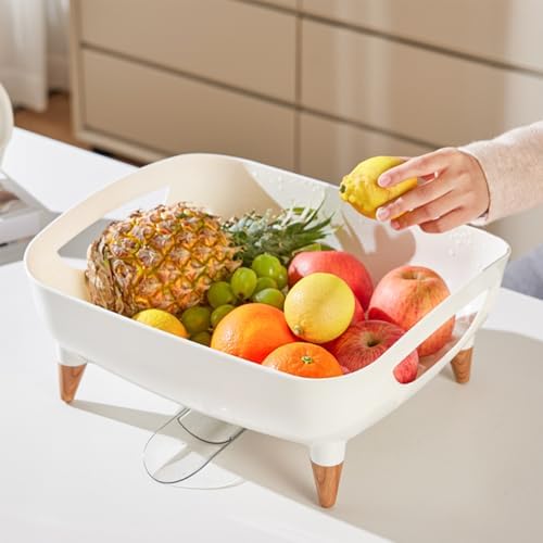 Dish Rack, Dish Drying Rack for Kitchen Counter, Dish Drainer with Drainboard Set and Utensil Holder, Sink Drying Dish Strainer Rack (White) by DoubleWinT