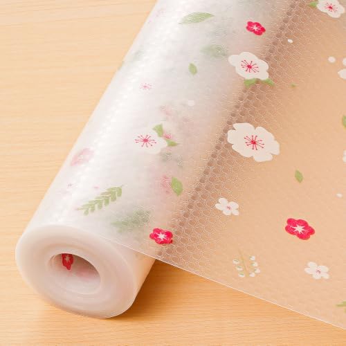 Cooyes Shelf Liner – Premium Non-Adhesive Cabinet & Drawer Liner for Kitchen – Waterproof Shelf Paper with Modern Pattern – Durable EVA Cabinet Mat – Easy to Cut (17.5" W x 120" L) by Cooyes