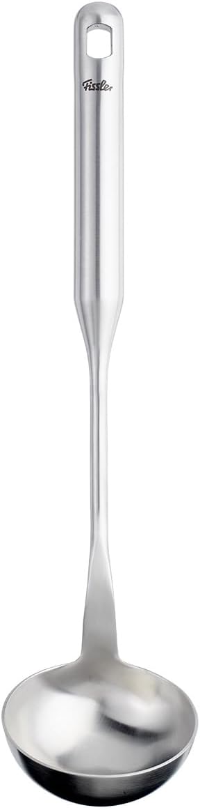 Fissler Essential Soup Ladle, 18/10 Stainless Steel Kitchen Utensil for Soups & Sauces, Ergonomic Handle, Dishwasher Safe - Image 7