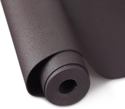 WochiTV Shelf Liner for Cabinets, Drawer Non Adhesive Non Slip Foam Mat for Kitchen, Pantry, Bathroom, Cupboard, Garage, Closet, Shelves, Drawer, Tool Box, Brown 11.8 x 118 inches by WochiTV