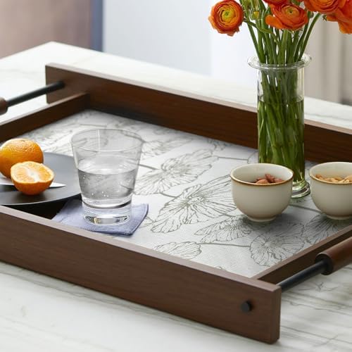 Quttisay Lotus Shelf Liner for Cabinets Kitchen Drawer Liners 15.7in x 10ft - Image 5