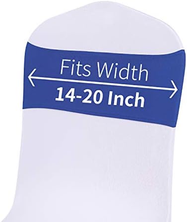 Peomeise 25pcs Royal Blue Spandex Chair Sashes with Buckle Slider for Wedding, Party Decoration - Image 5