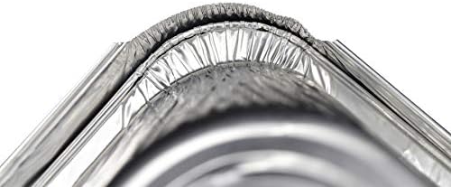 (35 Pack) Premium Lids for Chafing Pans 9" x 13" Half Deep Pans l Top Choice Disposable Heavy Duty Aluminum Foil Tin Pan Lid Perfect for Roasting Potluck Catering Party BBQ Baking Cakes Pie - Image 3