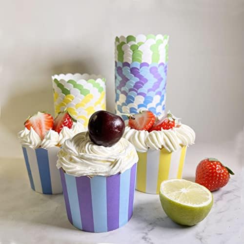 1000pcs Random Colorful Paper Baking Cups Muffin Cupcakes Liners Baking Cases Wrapper - Image 4