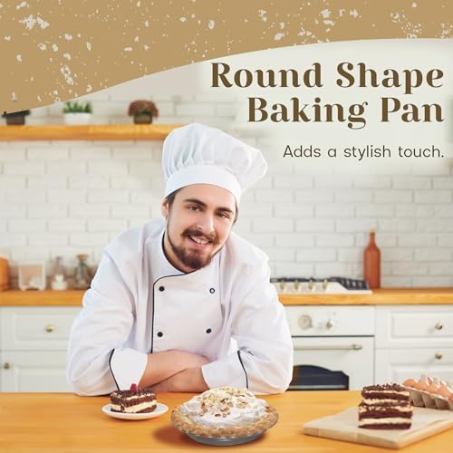 KitchenDance Disposable Aluminum Pie Pans - 9-5/8" Round Aluminum Foil Baking Pans Perfect for Home & Restaurants, Oven Safe, Pack of 250 - Image 5
