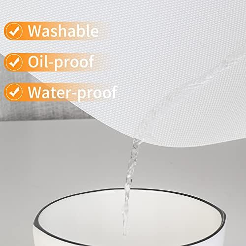 Kitchen Shelf Liner Drawer Liners, Non-Adhesive EVA Cabinet Liners, White - Image 4