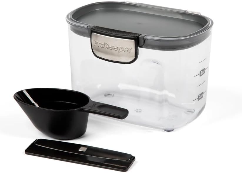 Progressive International ProKeeper+ Clear Plastic Airtight Food Baker's Kitchen Storage Organization Container Canister Set with Magnetic Accessories, 2- Piece Set (Specialty Flour 1.5-Quart) - Image 5