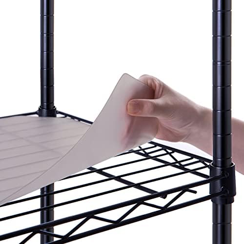 Poofzy Wire Shelf Liner 16" x 36", Set of 5 Gray by Poofzy