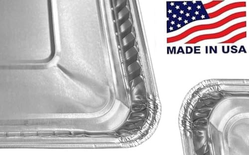 PACTOGO 11" x 7" x 0.75" Oblong Disposable Aluminum Foil Danish Cake Pans - Shallow Baking Sheets Ideal for Sweets, Cakes, Cookies (Pack of 200) - Image 6