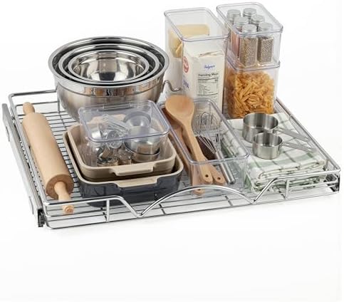 HOLDN’ STORAGE Pull Out Cabinet Organizer, 26”W x 21”D Cabinet Drawer by HOLDN%E2%80%99STORAGE