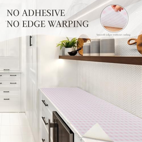 Beautysaid Shelf and Drawer Liner for Kitchen Cabinet Non Adhesive Non Slip - Image 5