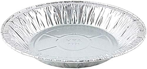 PACTOGO 6" Aluminum Foil Mini Pie Pans - Disposable Small Baking Tin Plates (Pack of 25) by PACTOGO