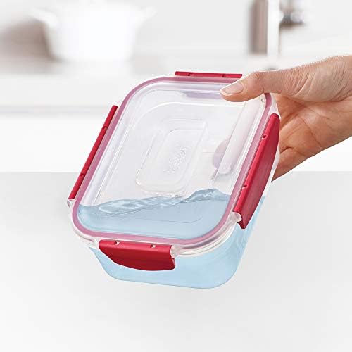 Joseph Joseph Nest Lock, 4 Piece Plastic Food Kitchen Storage Container set with lids, Leak Proof, Airtight, Space Saving, BPA free- Multicolour - Image 3
