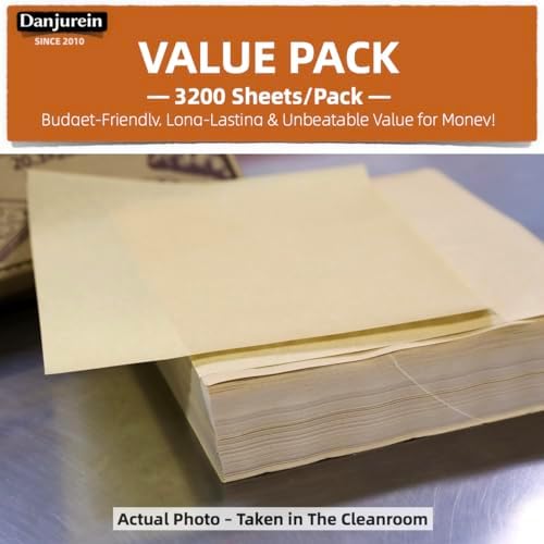 Bulk 6x6" 3200Pcs Unbleached Food grade Patty Parchment Paper Squares | Commercial Non-stick greaseproof separate burger patties, cookies, freeze food & wrap candies for delis & food shops. - Image 3